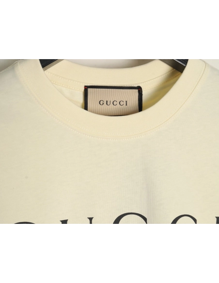 Gucci funny cartoon print round neck short sleeves,Gucci T Shirt,Tshirt,Hiqh quality low price,free shipping