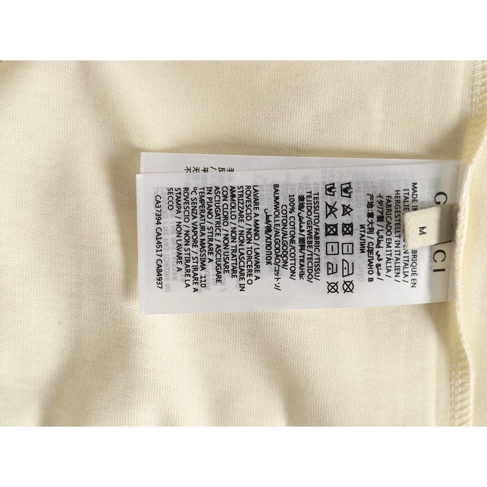 Gucci funny cartoon print round neck short sleeves,Gucci T Shirt,Tshirt,Hiqh quality low price,free shipping