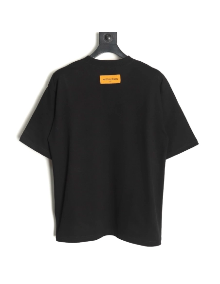 Louis Vuitton colorful lettering logo print short sleeves,Louis Vuitton T Shirt,Tshirt,Hiqh quality low price,free shipping