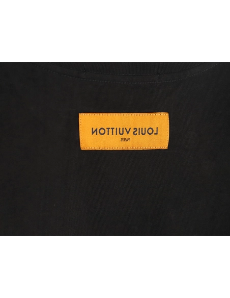 Louis Vuitton colorful lettering logo print short sleeves,Louis Vuitton T Shirt,Tshirt,Hiqh quality low price,free shipping