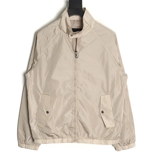 Prada back triangle logo light jacket,Prada Jacket,Jacket,Hiqh quality low price,free shipping