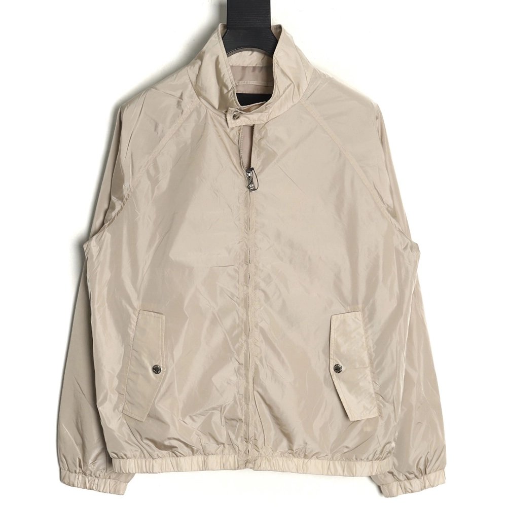 Prada back triangle logo light jacket,Prada Jacket,Jacket,Hiqh quality low price,free shipping