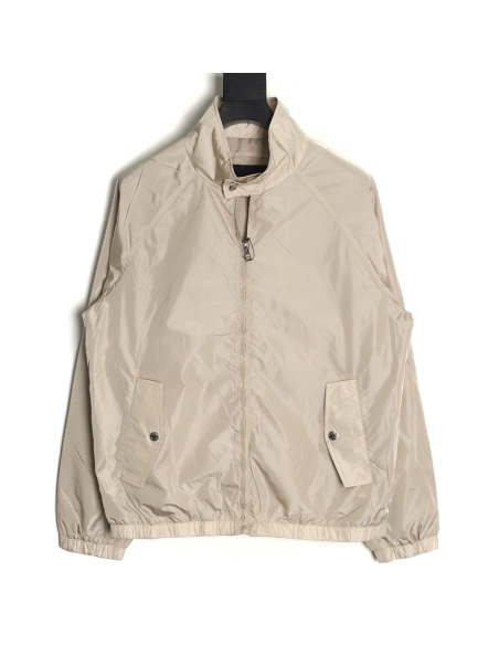 Prada back triangle logo light jacket,Prada Jacket,Jacket,Hiqh quality low price,free shipping