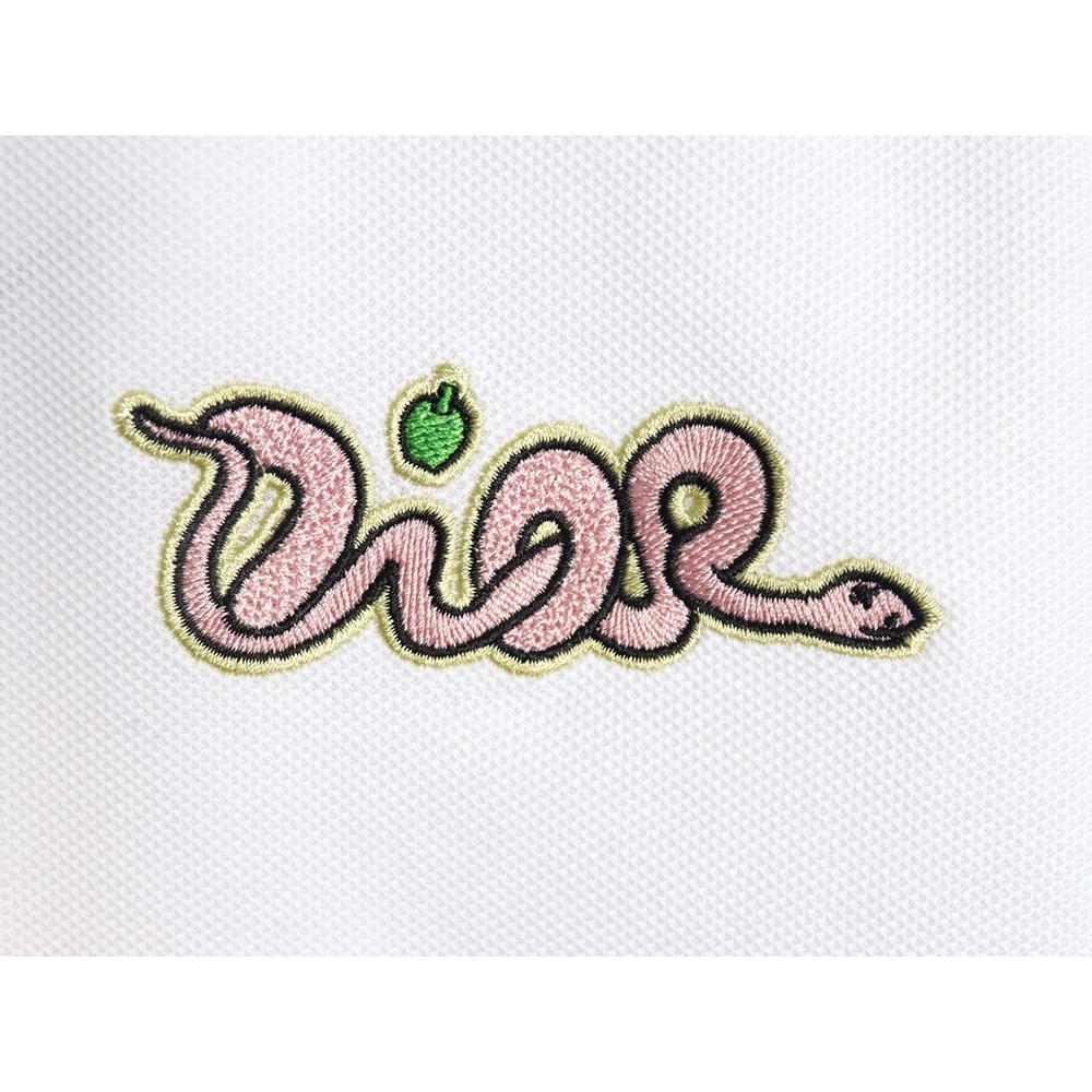 Dior KAWS Year of the Snake logo shortsleeved polo shirt,Dior Shirt,Shirt,Hiqh quality low price,free shipping