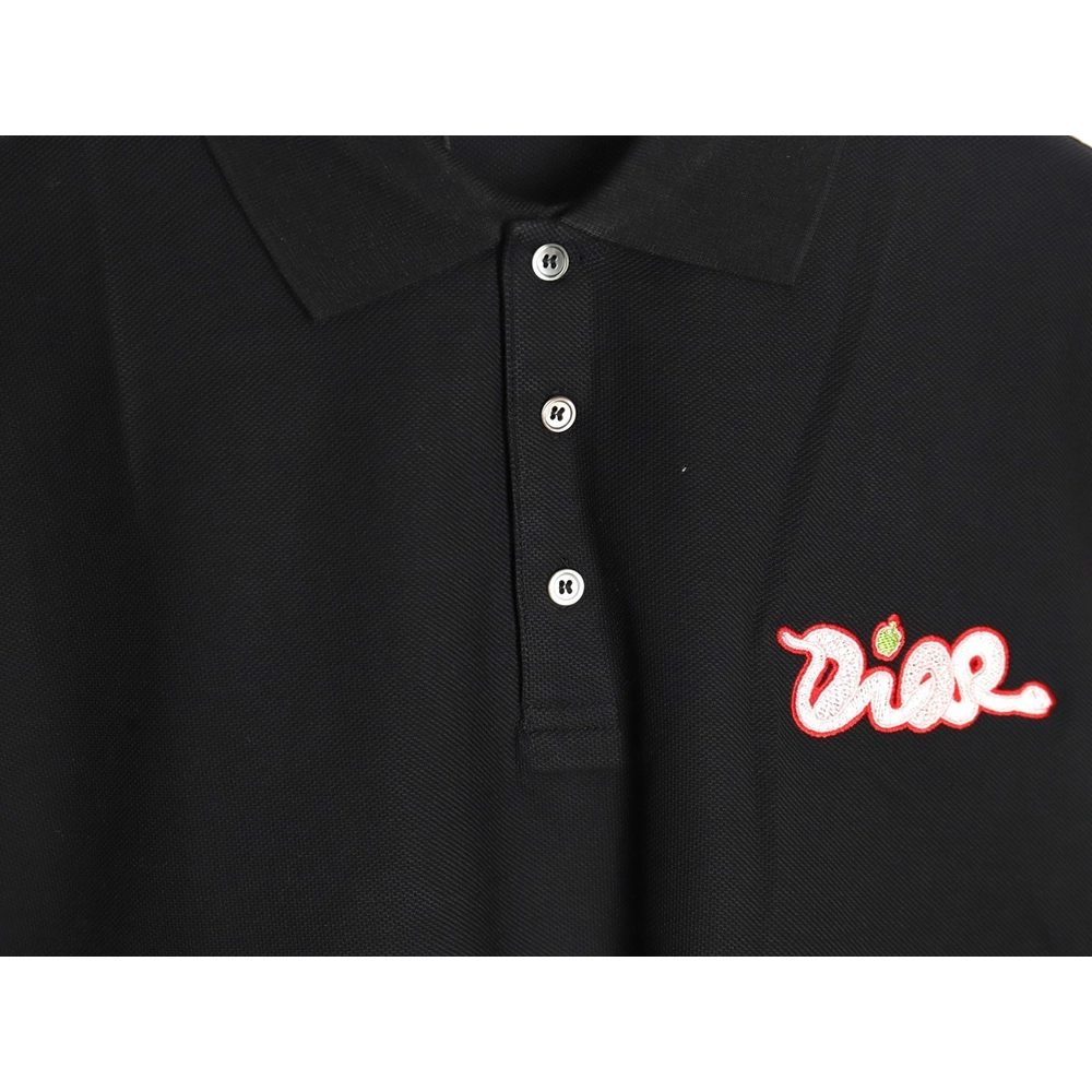 Dior KAWS Year of the Snake logo shortsleeved polo shirt,Dior Shirt,Shirt,Hiqh quality low price,free shipping