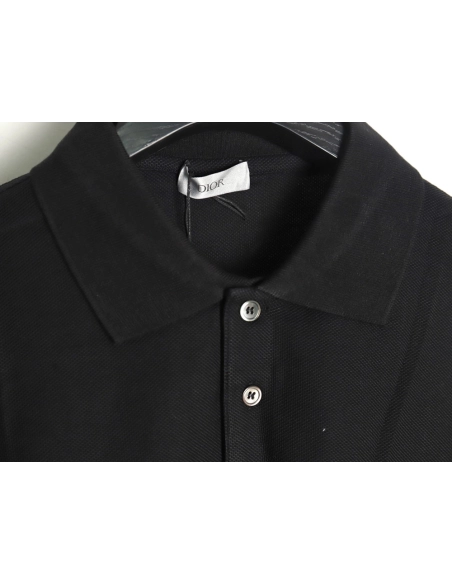 Dior KAWS Year of the Snake logo shortsleeved polo shirt,Dior Shirt,Shirt,Hiqh quality low price,free shipping