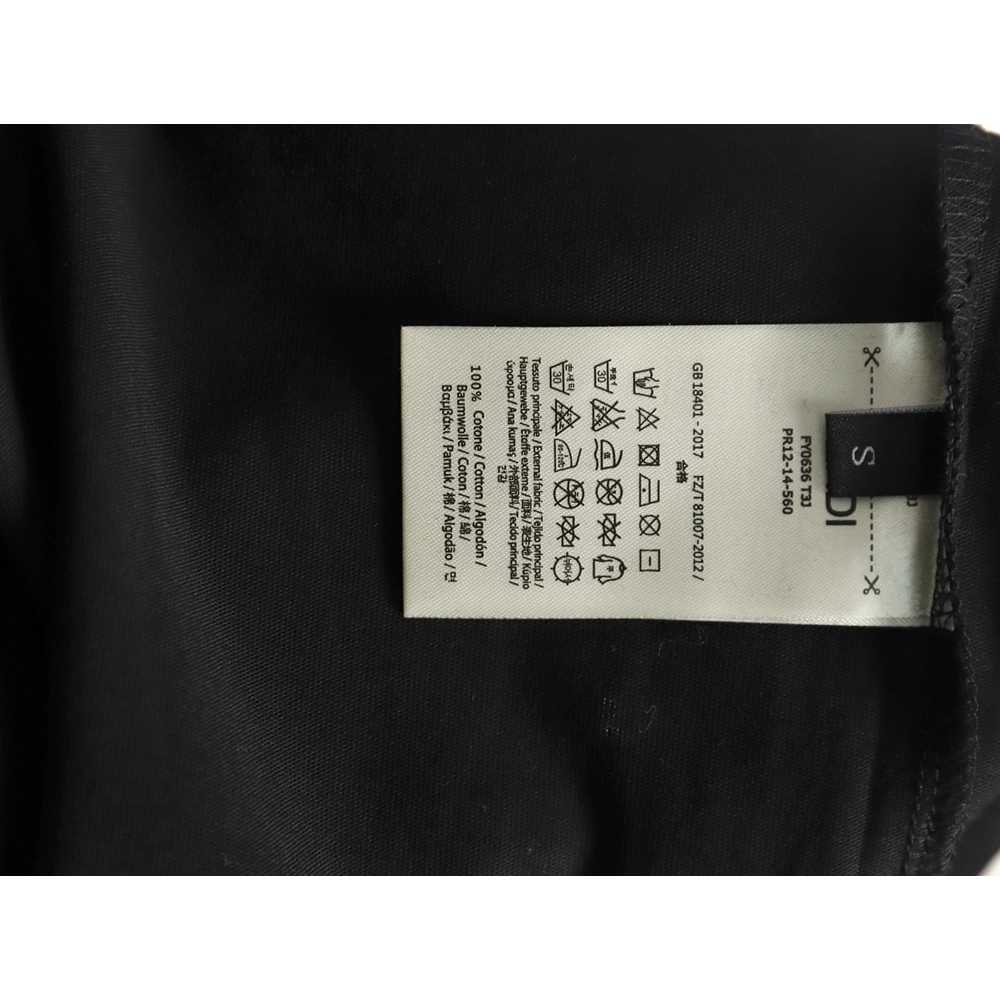 Fendi FF colorful embroidered pocket zipper shortsleeved Tshirt,Fendi T Shirt,Tshirt,Hiqh quality low price,free shipping