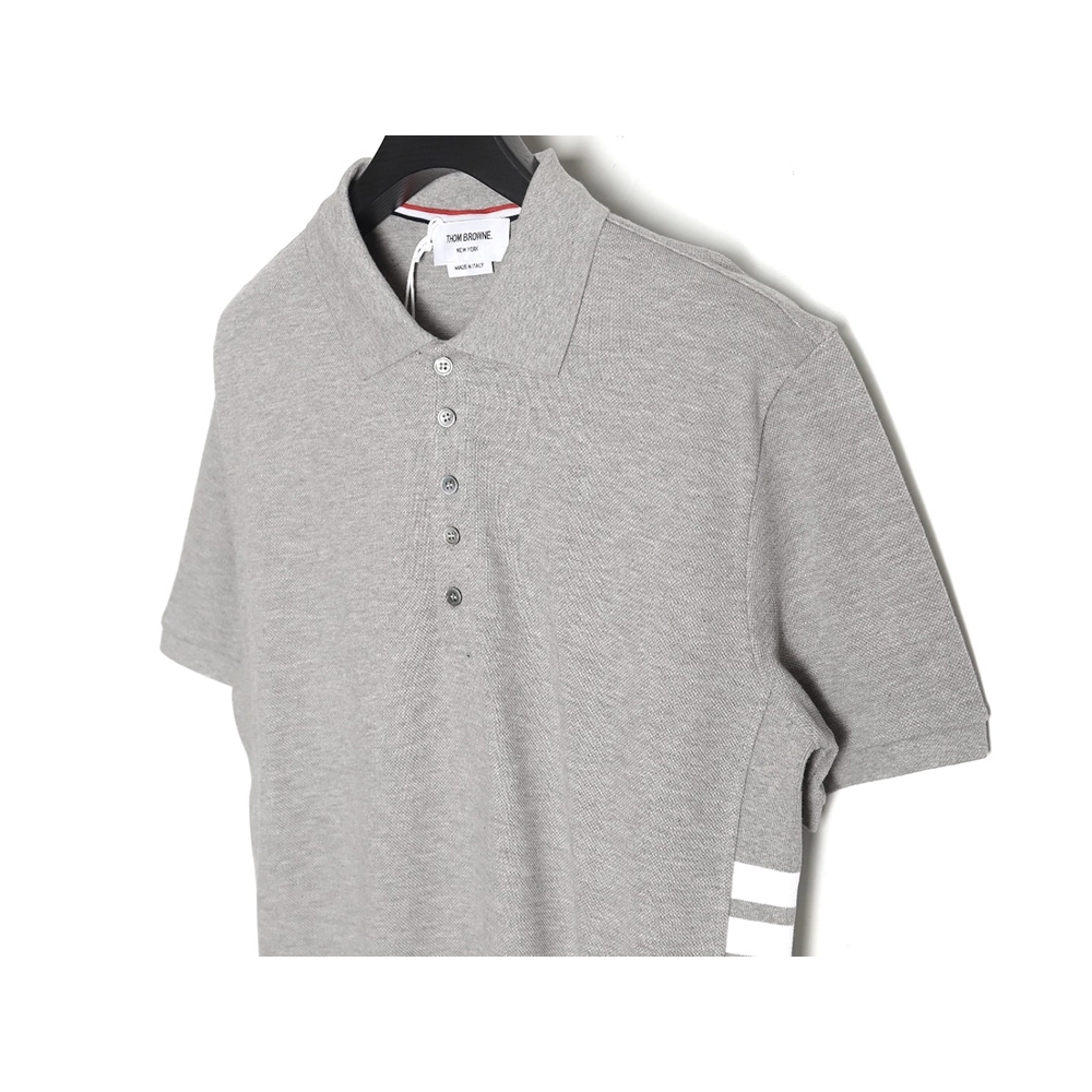 Thom Browne classic side fourbar Polo short sleeve,Thom Browne Shirt,Shirt,Hiqh quality low price,free shipping