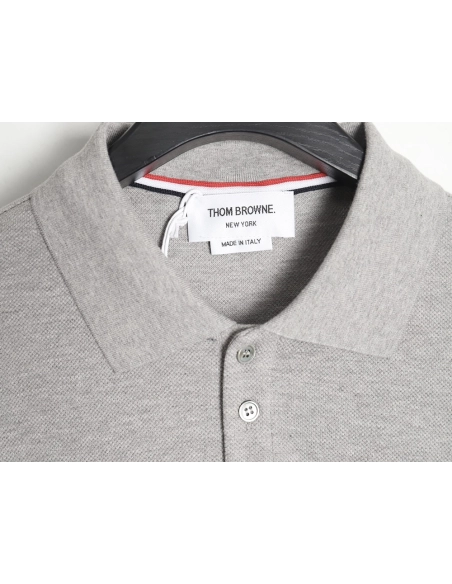 Thom Browne classic side fourbar Polo short sleeve,Thom Browne Shirt,Shirt,Hiqh quality low price,free shipping