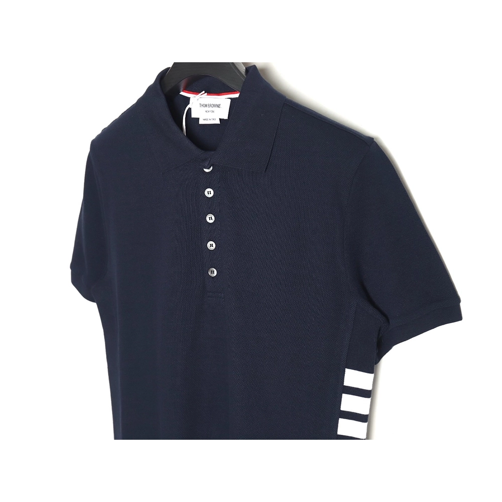 Thom Browne classic side fourbar Polo short sleeve,Thom Browne Shirt,Shirt,Hiqh quality low price,free shipping