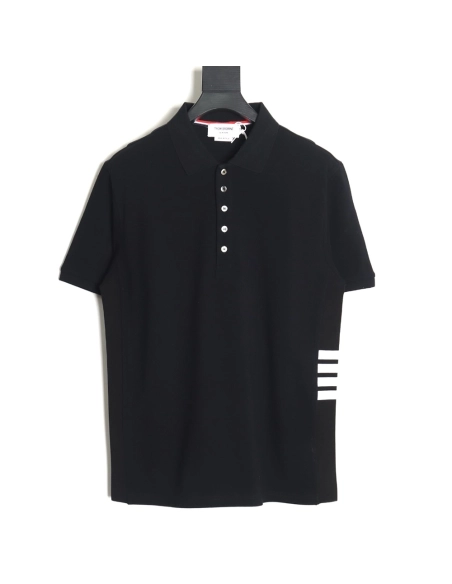 Thom Browne classic side fourbar Polo short sleeve,Thom Browne Shirt,Shirt,Hiqh quality low price,free shipping