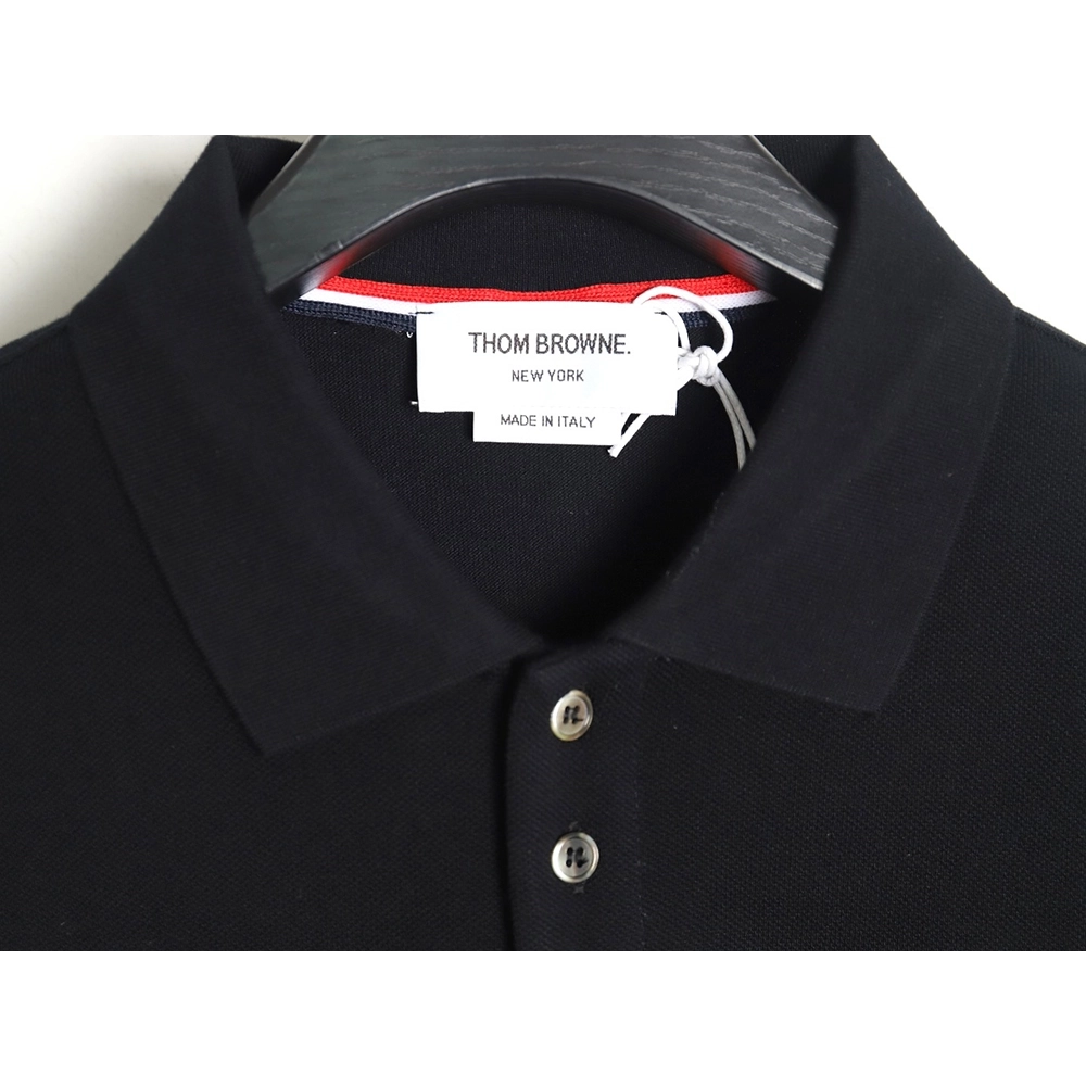 Thom Browne classic side fourbar Polo short sleeve,Thom Browne Shirt,Shirt,Hiqh quality low price,free shipping
