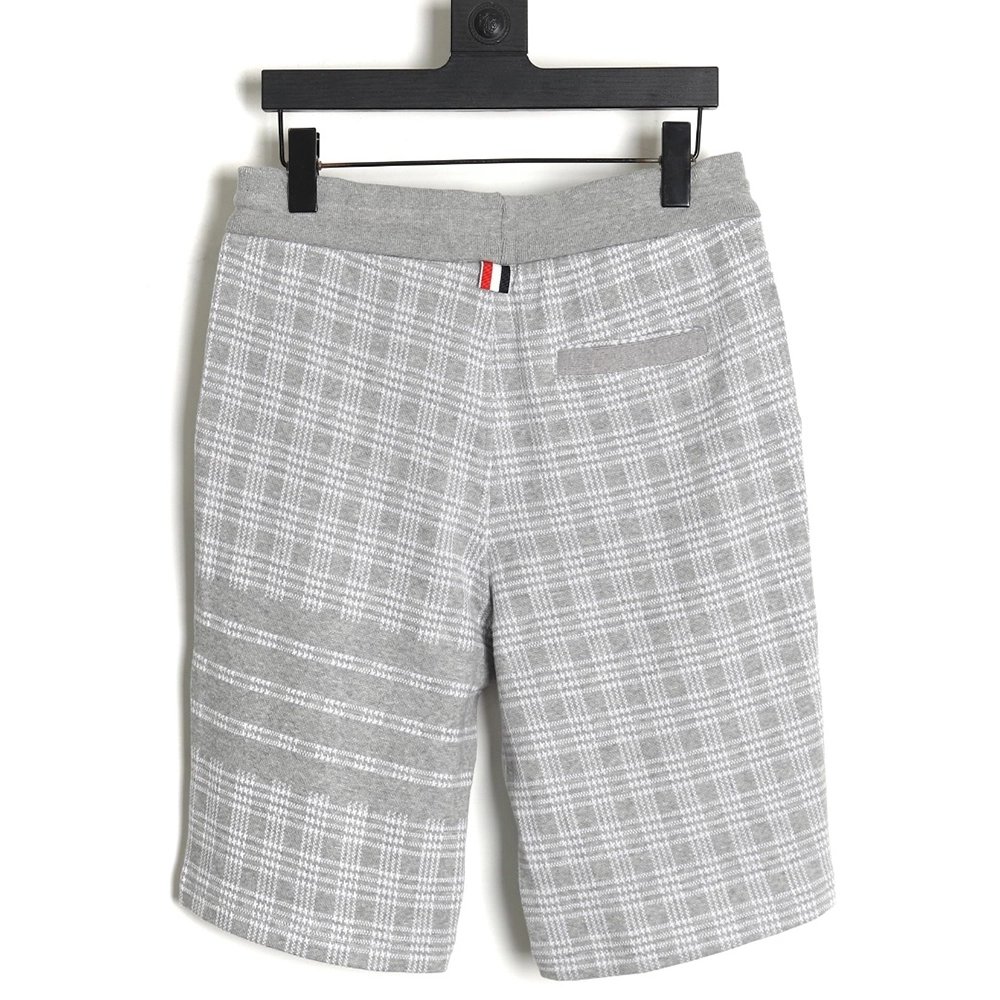 Thom Browne houndstooth jacquard striped shorts,Thom Browne Shirt,Shirt,Hiqh quality low price,free shipping
