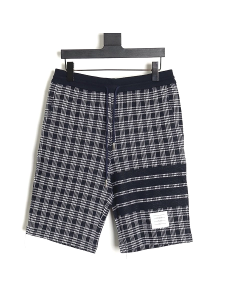 Thom Browne houndstooth jacquard striped shorts,Thom Browne Shirt,Shirt,Hiqh quality low price,free shipping