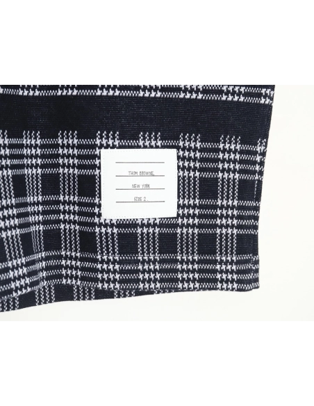 Thom Browne houndstooth jacquard striped shorts,Thom Browne Shirt,Shirt,Hiqh quality low price,free shipping