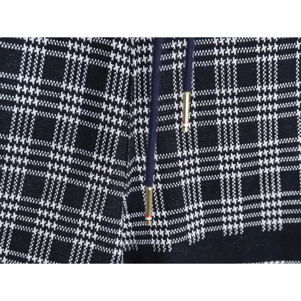 Thom Browne houndstooth jacquard striped shorts,Thom Browne Shirt,Shirt,Hiqh quality low price,free shipping