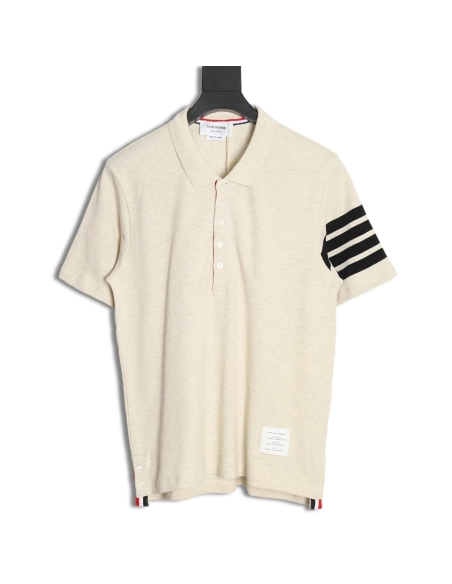 Thom Browne Classic FourBar POLO Short Sleeve,Thom Browne Shirt,Shirt,Hiqh quality low price,free shipping