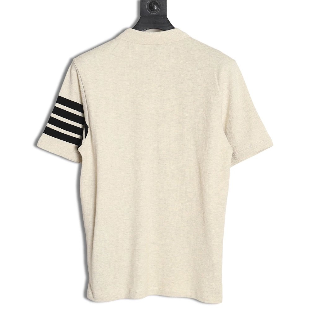 Thom Browne Classic FourBar POLO Short Sleeve,Thom Browne Shirt,Shirt,Hiqh quality low price,free shipping