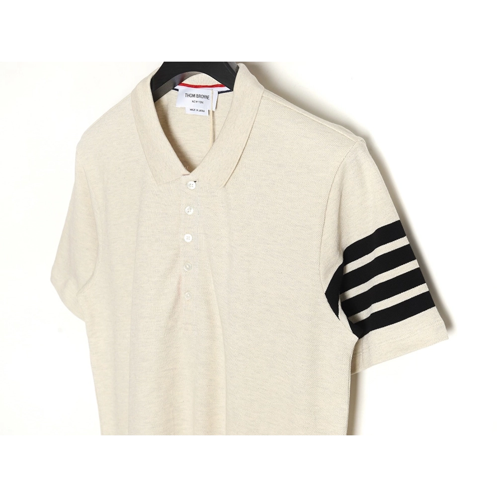 Thom Browne Classic FourBar POLO Short Sleeve,Thom Browne Shirt,Shirt,Hiqh quality low price,free shipping