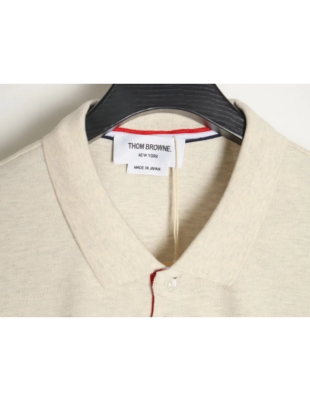 Thom Browne Classic FourBar POLO Short Sleeve,Thom Browne Shirt,Shirt,Hiqh quality low price,free shipping