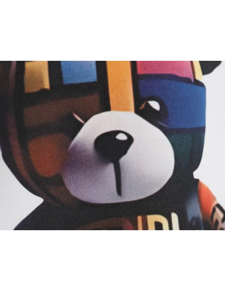 Fendi Colorful Bear Short Sleeve TShirt,Fendi T Shirt,Tshirt,Hiqh quality low price,free shipping