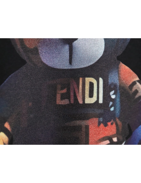 Fendi Colorful Bear Short Sleeve TShirt,Fendi T Shirt,Tshirt,Hiqh quality low price,free shipping