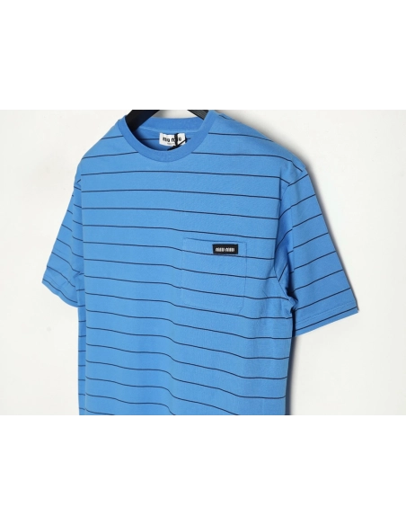 Miu Miu striped contrast shortsleeved Tshirt,Louis Vuitton T Shirt,Tshirt,Hiqh quality low price,free shipping