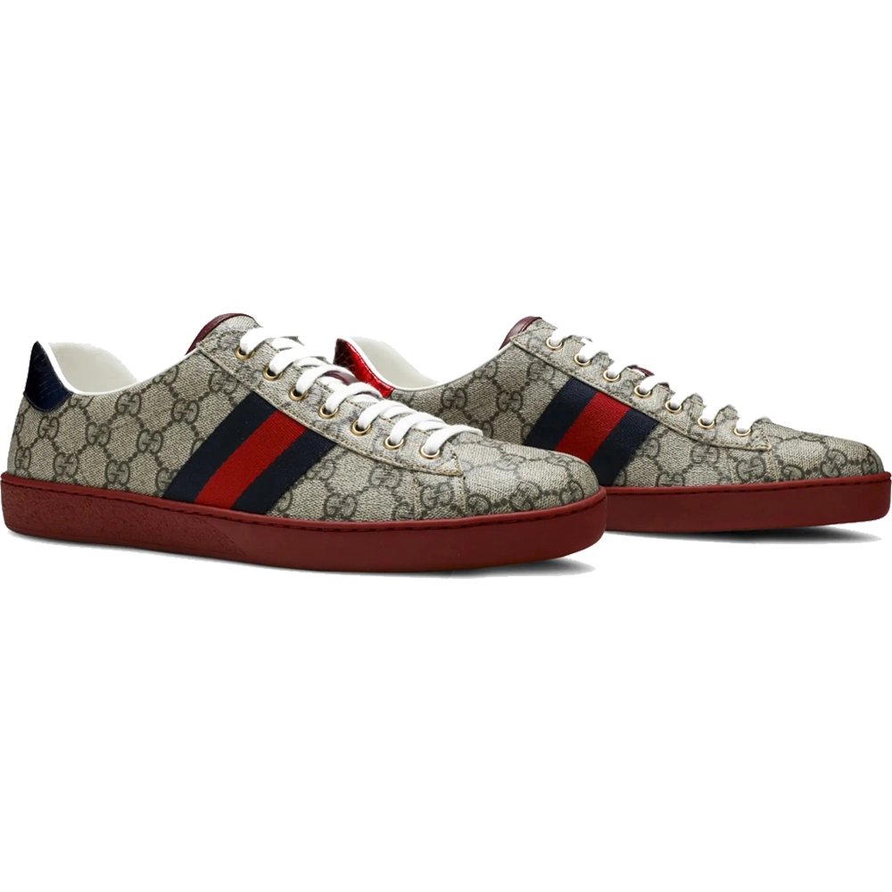 Gucci Ace GG Supreme Beige,GUCCI SHOES