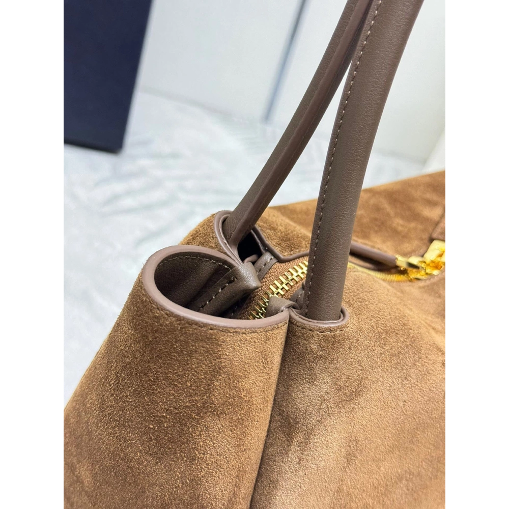 Prada suede shoulder bags 1BA444 10.5*28*16cm,Prada Bags