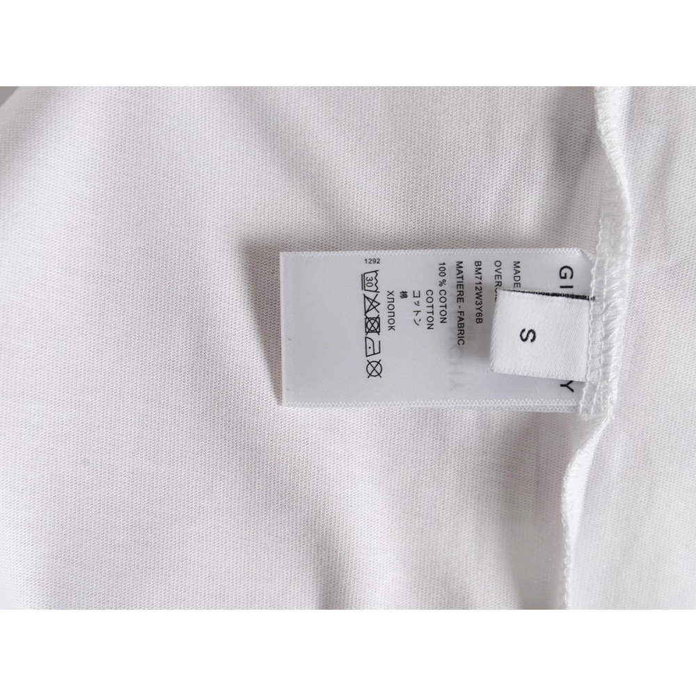 Givenchy four-square letter 3D printed short-sleeved T-shirt,Givenchy