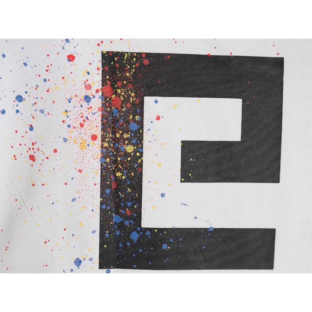 Givenchy colorful ink print short sleeve T-shirt,Givenchy