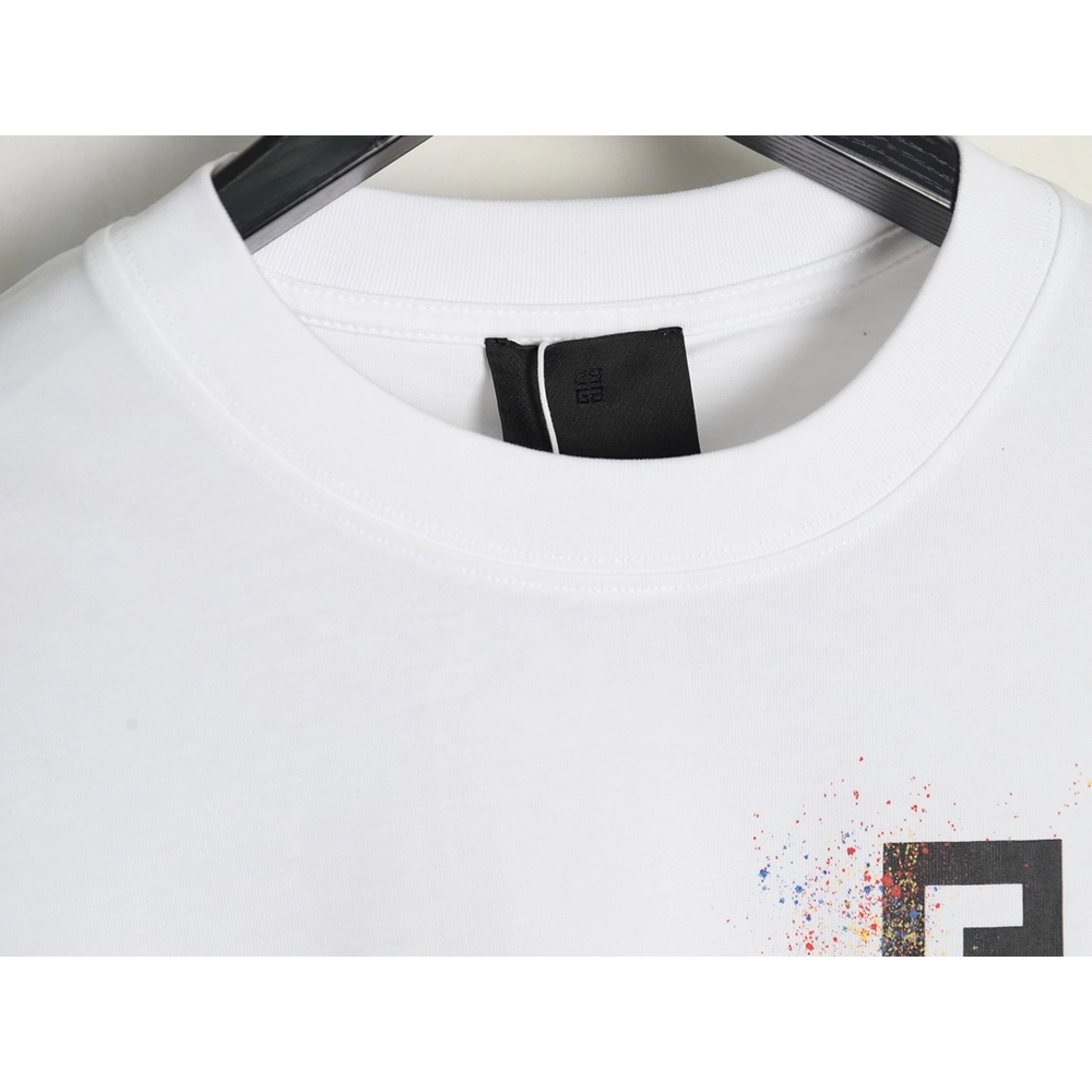Givenchy colorful ink print short sleeve T-shirt,Givenchy