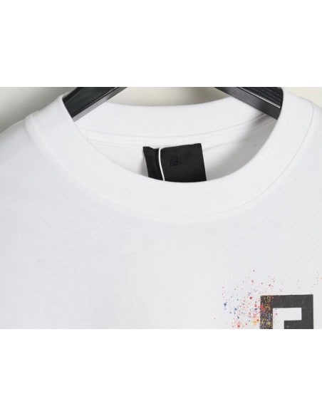 Givenchy colorful ink print short sleeve T-shirt,Givenchy