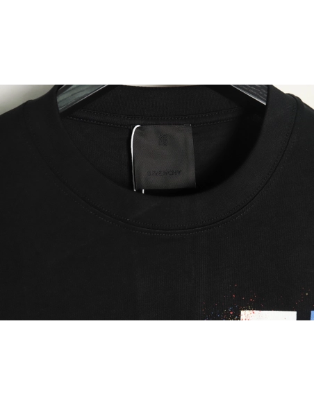 Givenchy colorful ink print short sleeve T-shirt TSK1,Givenchy