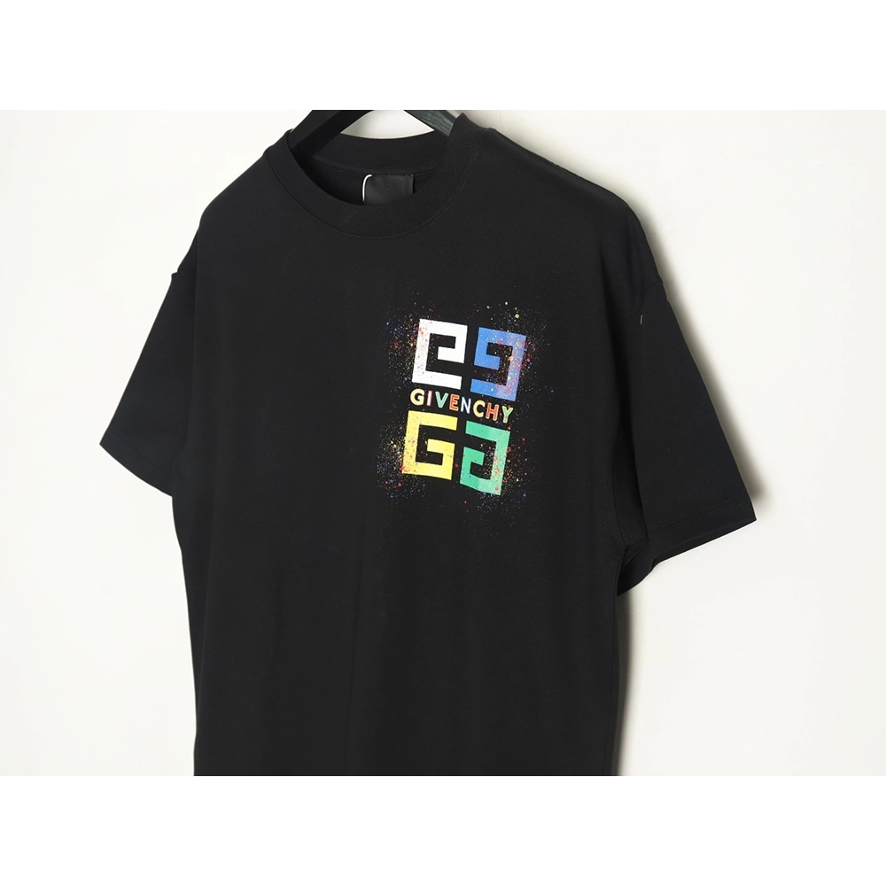 Givenchy colorful ink print short sleeve T-shirt TSK1,Givenchy