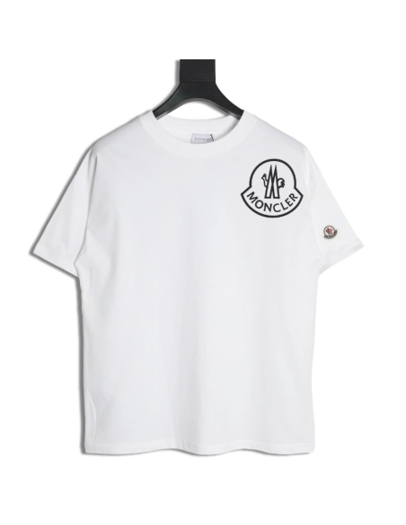 Moncler chest embossed logo print short sleeves,Moncler
