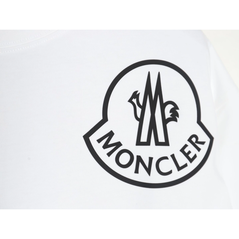 Moncler chest embossed logo print short sleeves,Moncler