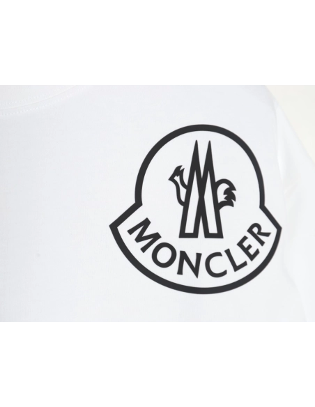 Moncler chest embossed logo print short sleeves,Moncler