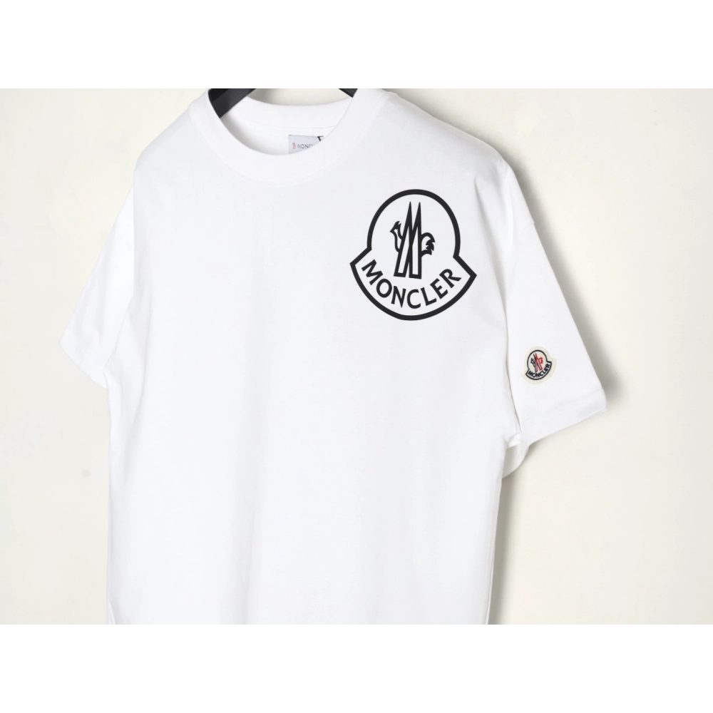 Moncler chest embossed logo print short sleeves,Moncler