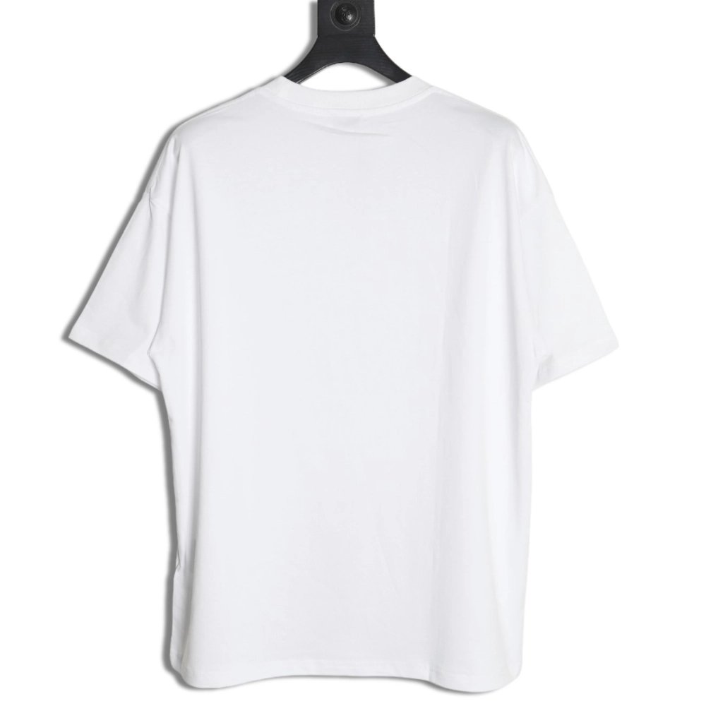 Moncler overlapping logo print short sleeves,Moncler