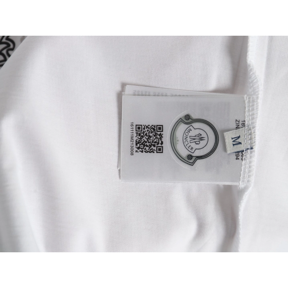 Moncler overlapping logo print short sleeves,Moncler