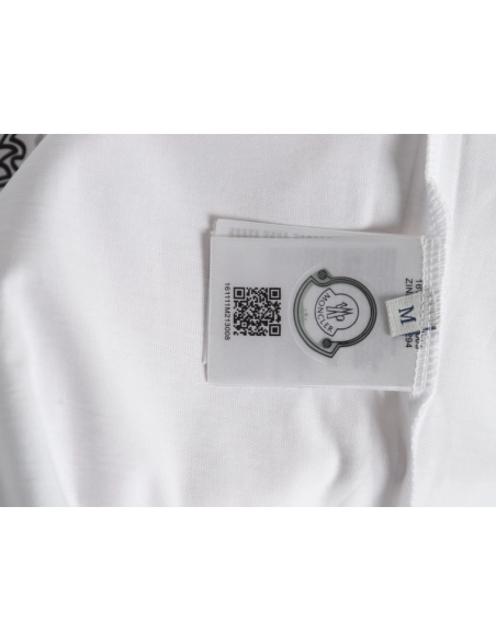 Moncler overlapping logo print short sleeves,Moncler