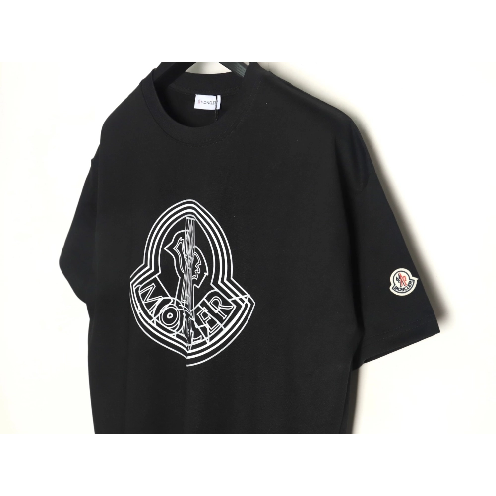 Moncler overlapping logo print short sleeves TSK1,Moncler
