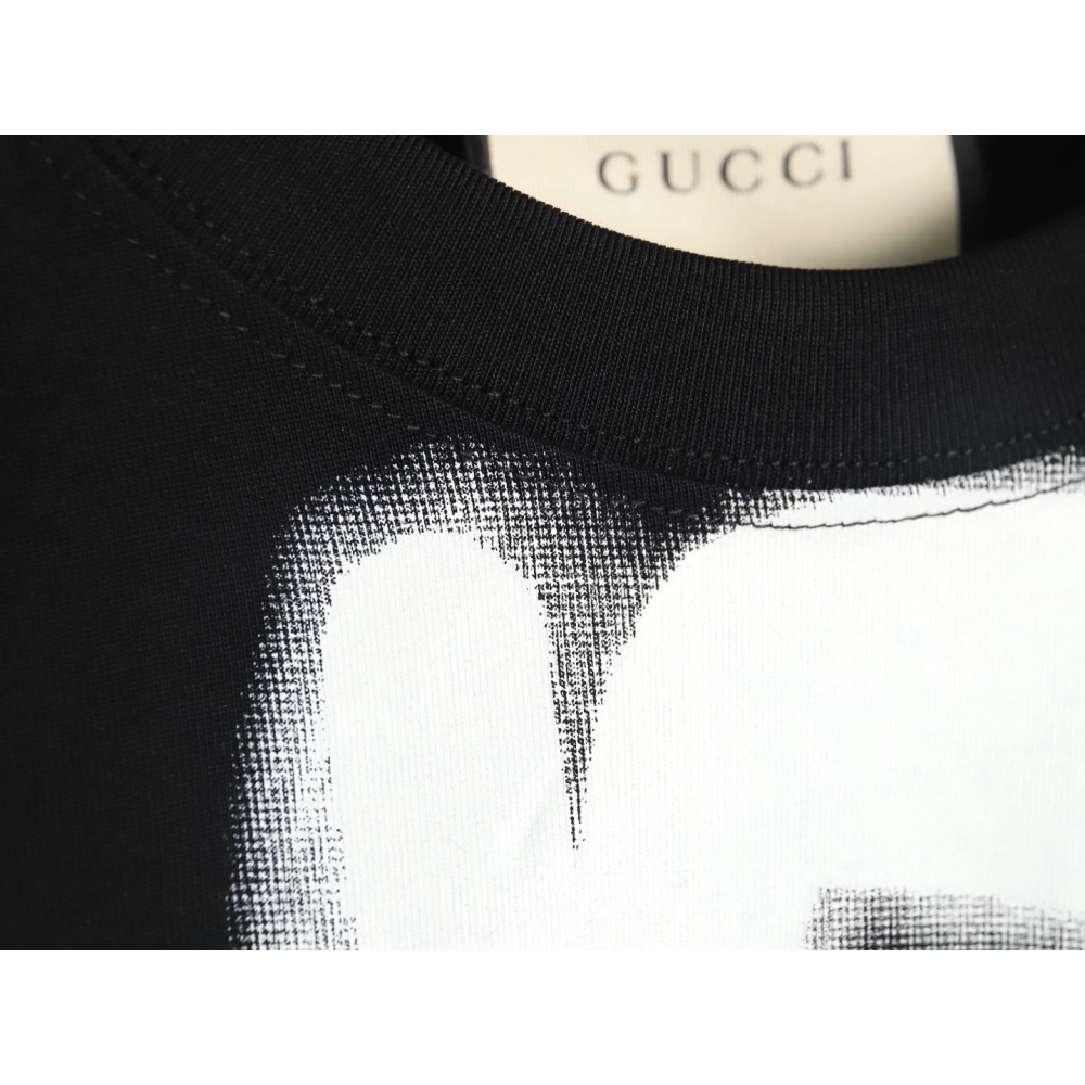 Gucci &amp; Balenciaga joint graffiti letter print short-sleeve TSK1,Gucci