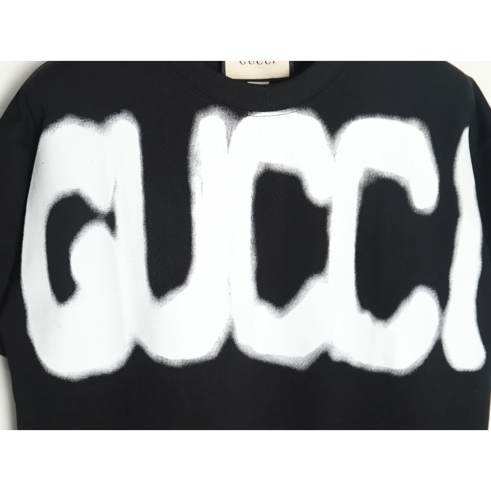 Gucci &amp; Balenciaga joint graffiti letter print short-sleeve TSK1,Gucci