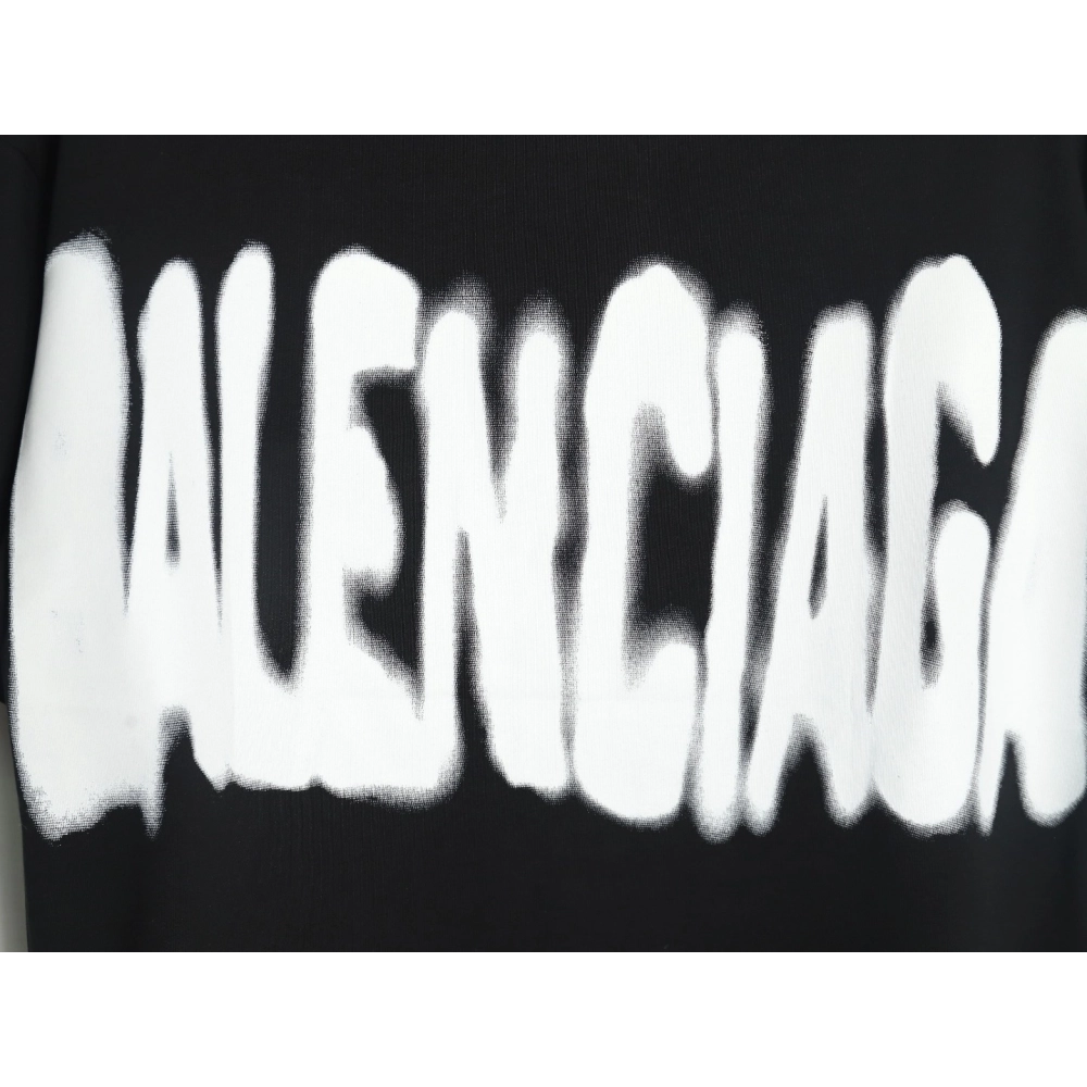 Gucci &amp; Balenciaga joint graffiti letter print short-sleeve TSK1,Gucci