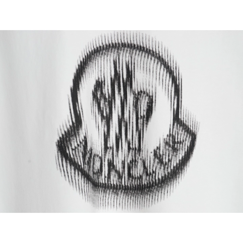 Moncler pixel blurred logo print short sleeves,Moncler