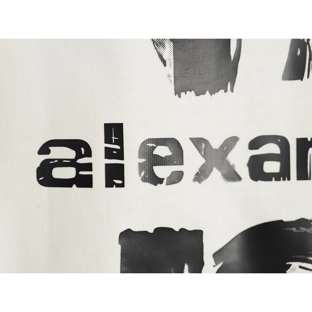 Alexander Wang Painted Lettering Short Sleeve T-Shirt,Alexander Wang