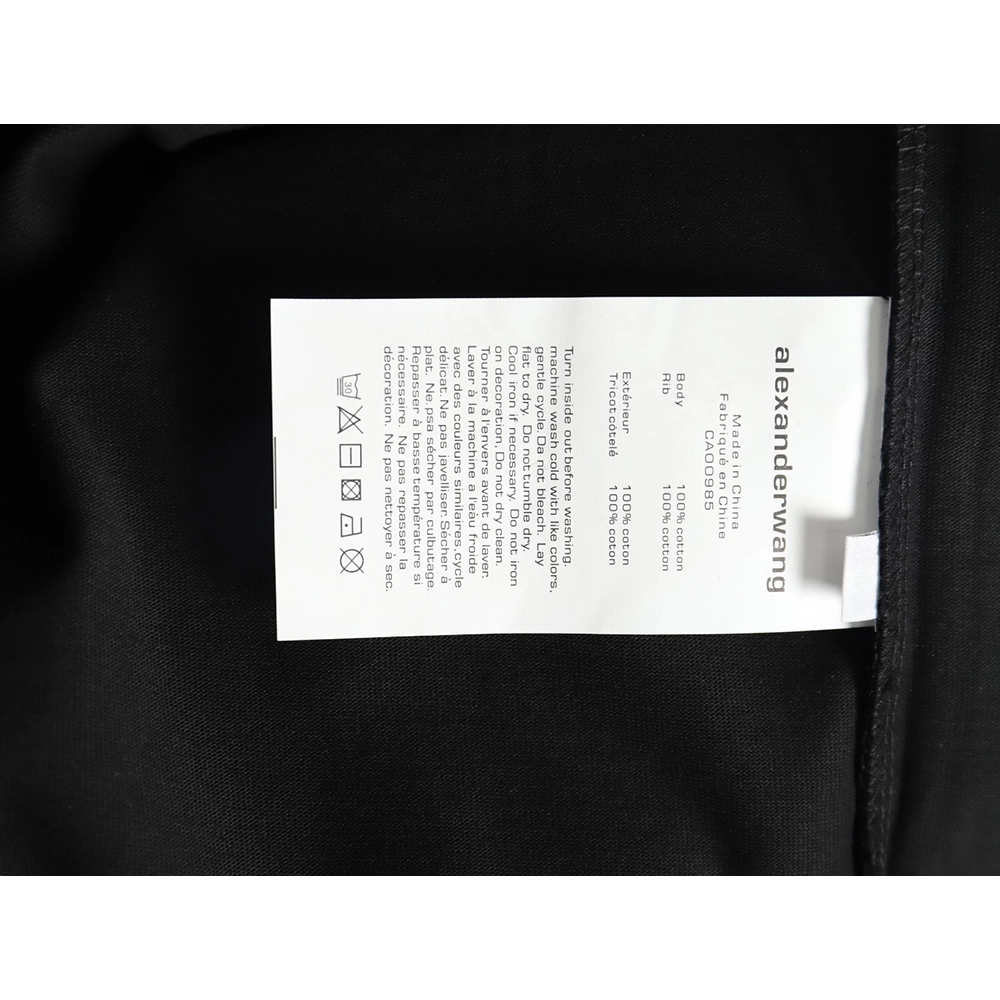 Alexander Wang Painted Lettering Short Sleeve T-Shirt TSK1,Alexander Wang