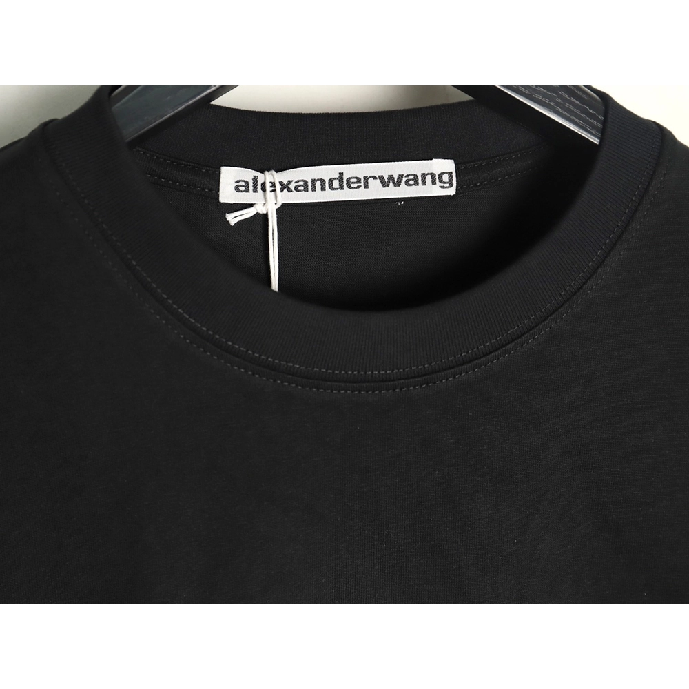 Alexander Wang Painted Lettering Short Sleeve T-Shirt TSK1,Alexander Wang
